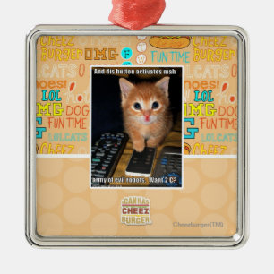 Armee der schlechten Roboter Silbernes Ornament