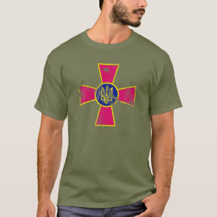 Armee der Ukraine - Streitkräfte Emblem OD Green T-Shirt