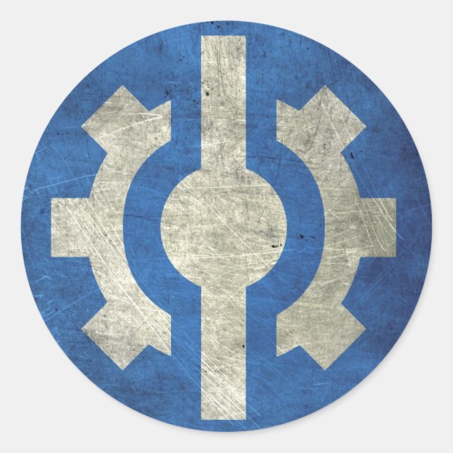 Armee des Stahls Aufkleber (20 Stück) (Vorderseite)