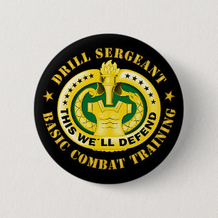 Armee - Drill Sgt Abzeichen - Armee der Vereinten  Button