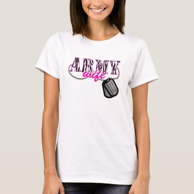 Armee-Ehefrau, Armee stark T-Shirt (Vorderseite)