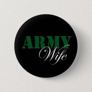 Armee-Ehefrau Button