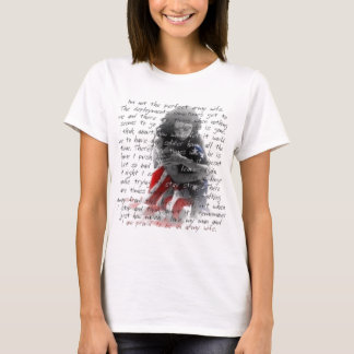 Armee-Ehefraugedicht T-Shirt