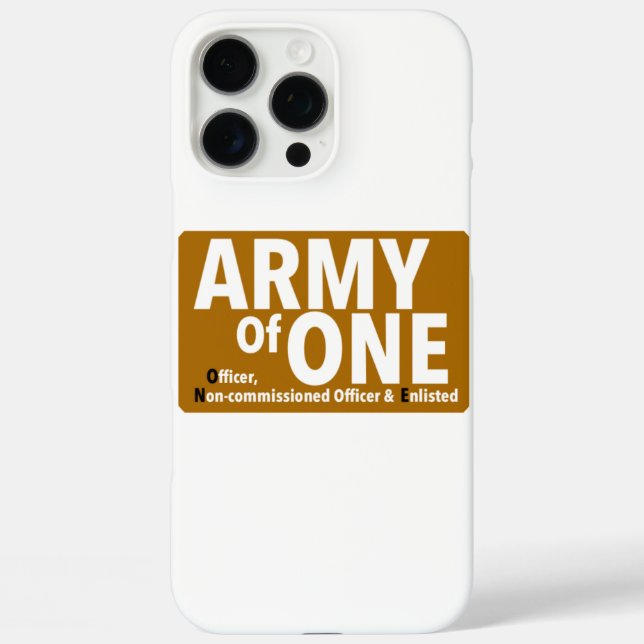 Armee einer Druckneuheit Case-Mate iPhone Hülle (Rückseite)