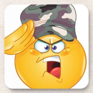 Armee Emoji Untersetzer