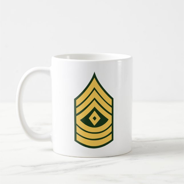 Armee - Erster Sergeant E-8 (1SG) Kaffeetasse (Links)