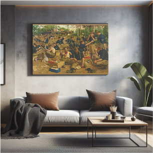 Armee, erstes Weihnachten weg von zu Hause, vintag Poster