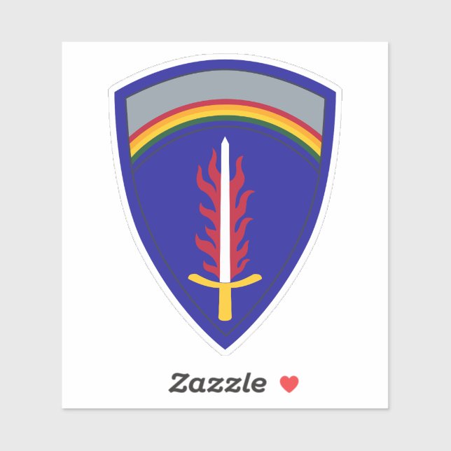 Armee Europa USAREUR Aufkleber (Blatt)