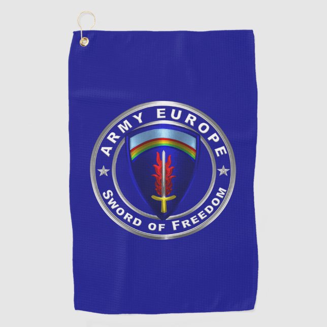 Armee Europa USAREUR Golfhandtuch (Vorderseite)