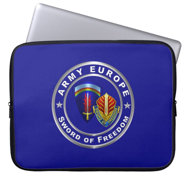 Armee Europa USAREUR Laptopschutzhülle (Vorderseite)