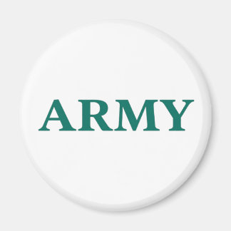 Armee Fettgedruckte Typografie Militärstil Minimal Magnet