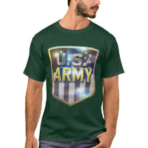 Armee-Flaggen-Schild T-Shirt