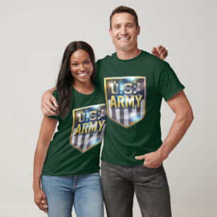 Armee-Flaggen-Schild T-Shirt
