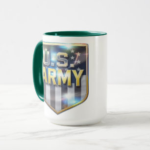 Armee-Flaggen-Schild Tasse