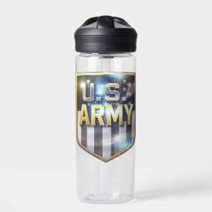 Armee-Flaggen-Schild Trinkflasche