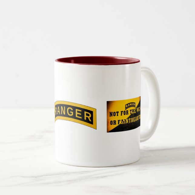 Armee-Förster-Schule - Zwei-Ton Tasse (VorderseiteRechts)