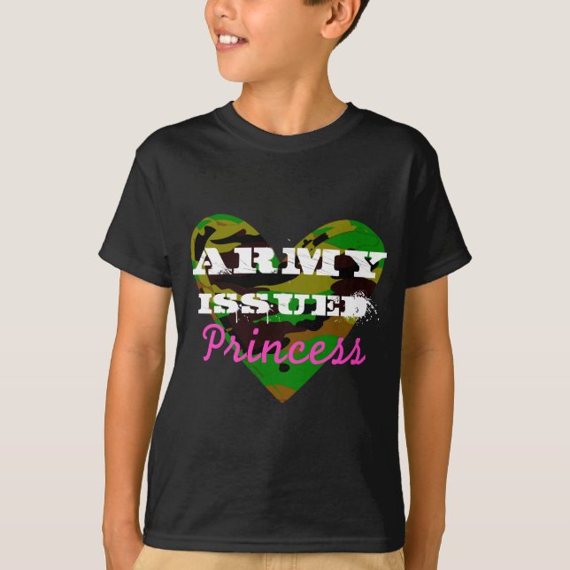 Armee gab Prinzessin heraus T-Shirt (Vorderseite)