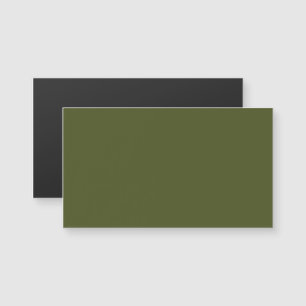 Armee-Grün Magnetische Visitenkarte Magnetkarte