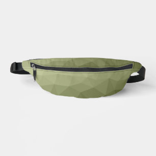 Armee-grün verlaufendes geometrisches Maschenmuste Bauchtasche