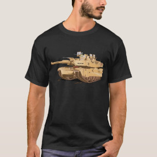 Armee - Hauptleittank - M1A1 mit Txt X 300 T-Shirt