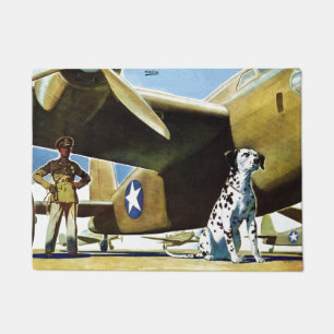 Armee-Hund Fußmatte