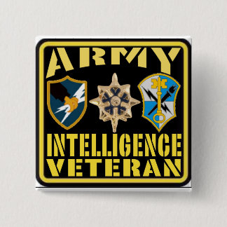 Armee-Intelligenz-Veteran Button