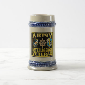 Armee-Intelligenz-Veteranen-Bier Stein Bierglas