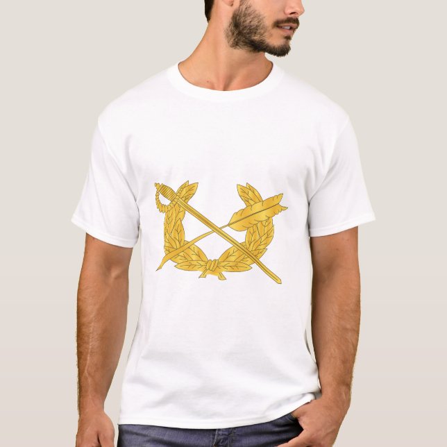 Armee - JAG Zweigstelle mit Text T-Shirt (Vorderseite)