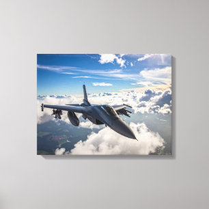 Armee-Jet Leinwanddruck