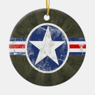 Armee-Luft-Korps Vintag Keramikornament