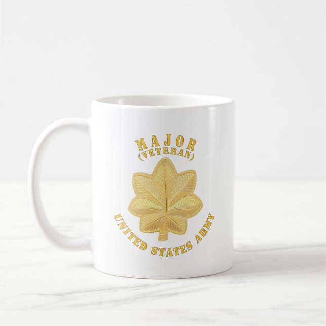 Armee - Major - MAJ - Veteran - V1 Kaffeetasse (Links)