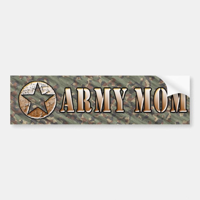 Armee-Mama-Aufkleber Autoaufkleber (Vorne)
