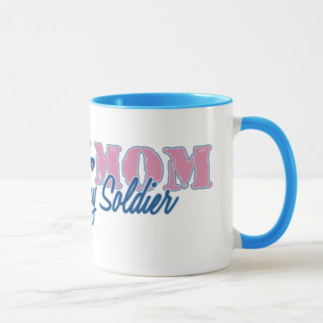Armee-Mama stolz auf meinen Soldaten Tasse (Rechts)