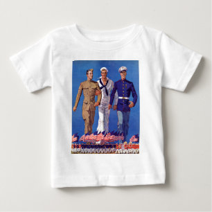 Armee, Marine & Marines Baby T-shirt