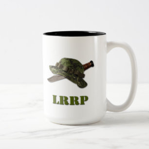 Armee Marine Marines Luftwaffe LRRP LRRPs Scharfsc Zweifarbige Tasse