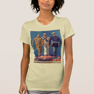 Armee, Marine & Marines T-Shirt