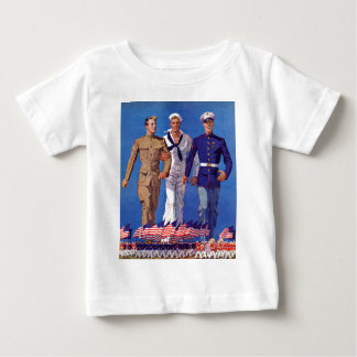 Armee, Marine u. Marinesoldaten Baby T-shirt
