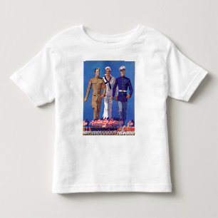 Armee, Marine u. Marinesoldaten Kleinkind T-shirt
