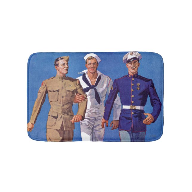 Armee, Marine und Marines Badematte (Vorderseite)