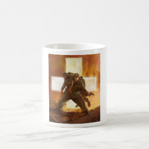 Armee-Mediziner-klassische weiße Tasse