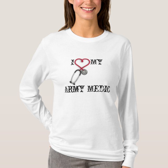 Armee-Mediziner-Liebe T-Shirt (Vorderseite)