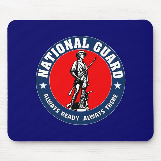 Armee-Nationalgarde-Logo Mousepad (Vorne)