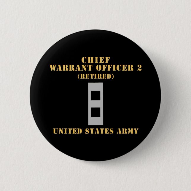 Armee - Offizier des Haftbefehls 2 - CW02 - Wohnun Button (Vorderseite)