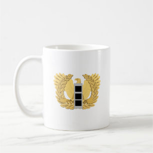 Armee - Offizier des Hauptbefehls - W03 - flach - Kaffeetasse