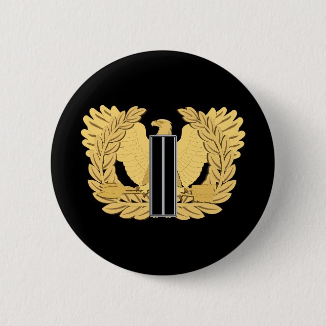Armee - Offizier des Hauptbefehls - W06 - flach -  Button (Vorderseite)