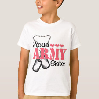 Armee-Schwester-Herzen T-Shirt