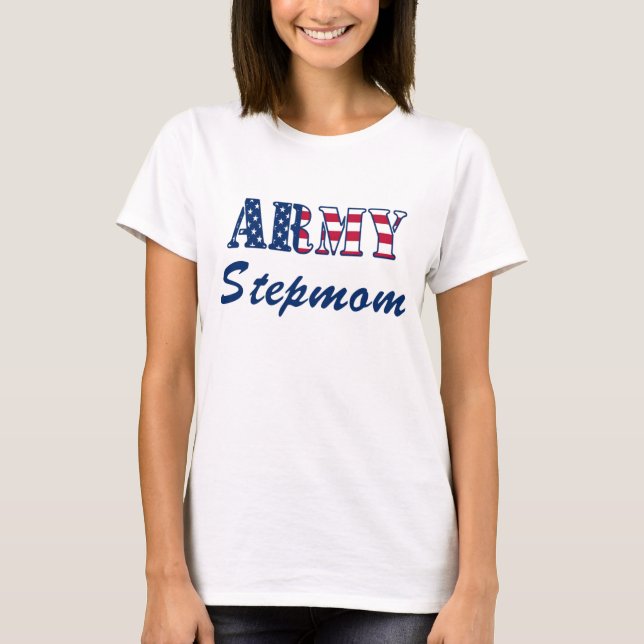 Armee-Stiefmutter-T - Shirt (Vorderseite)