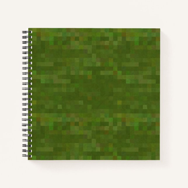 Armee-Stil Pixel Camo Notizbuch (Vorderseite)
