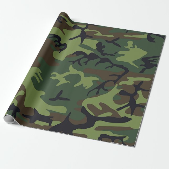 Armee-Thema Geschenkpapier (Ungerollt)