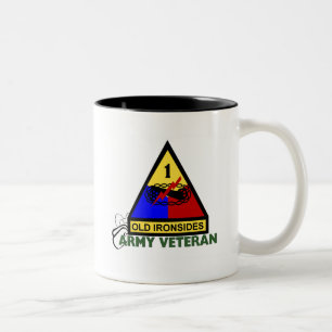 Armee-Veteran - 1. ANZEIGE Zweifarbige Tasse